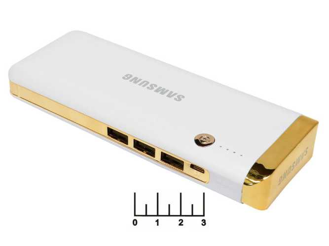 Power Bank 3USB 5V 2.1A 20Ah - вход micro USB
