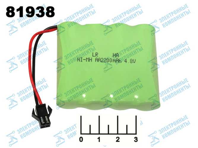 Аккумулятор 4.8V 2.2A Ni-MH