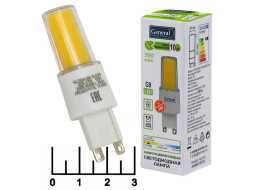 Лампа светодиодная 220V 10W G9 2700K белый теплый Genera COB (661651)